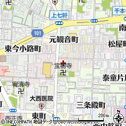 京都府京都市上京区笹屋町五丁目322周辺の地図