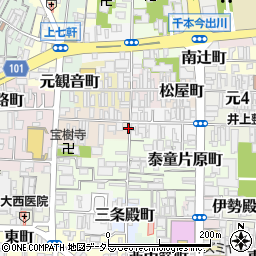 京都府京都市上京区笹屋町五丁目307周辺の地図