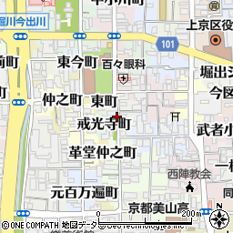 京都府京都市上京区靭屋町502周辺の地図