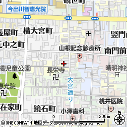 京都府京都市上京区北之御門町周辺の地図