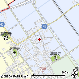 滋賀県蒲生郡日野町石原1083周辺の地図