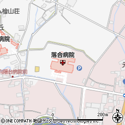 総合病院落合病院（井口会）周辺の地図