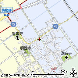 滋賀県蒲生郡日野町石原1148周辺の地図