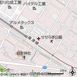 滋賀県栗東市下鈎1705-1周辺の地図
