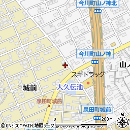 愛知県刈谷市泉田町城前102周辺の地図