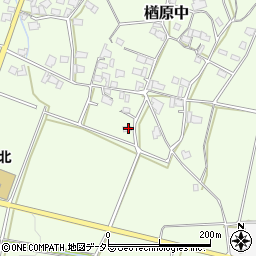 岡山県美作市楢原中310周辺の地図