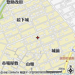 愛知県刈谷市泉田町城前15-1周辺の地図