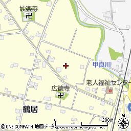 兵庫県神崎郡市川町鶴居周辺の地図