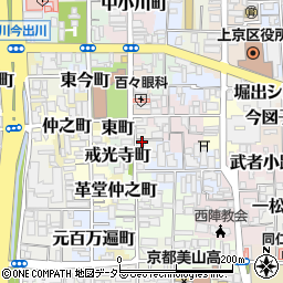 京都府京都市上京区靭屋町499-9周辺の地図