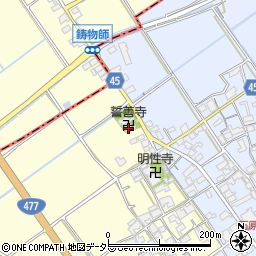 滋賀県蒲生郡日野町増田196周辺の地図