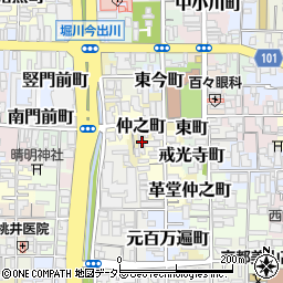 京都府京都市上京区仲之町461周辺の地図
