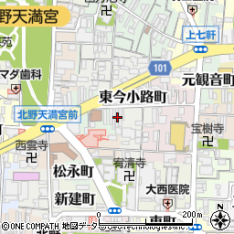 京都府京都市上京区西今小路町790周辺の地図