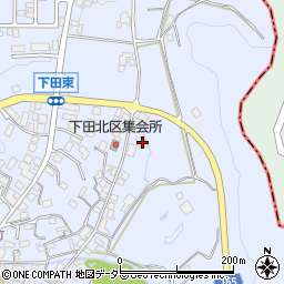 滋賀県湖南市下田446周辺の地図