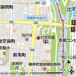 くすりの京都祇園・さくら周辺の地図