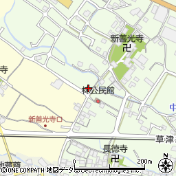 滋賀県栗東市林131-2周辺の地図