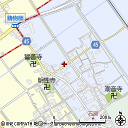 滋賀県蒲生郡日野町石原1135周辺の地図