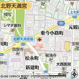 京都府京都市上京区西今小路町797周辺の地図