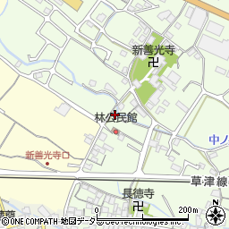 滋賀県栗東市林127周辺の地図