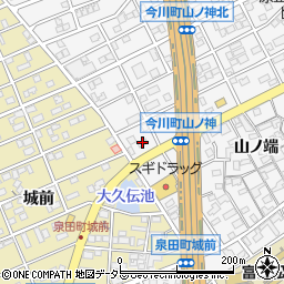 愛知県刈谷市今川町山ノ神142周辺の地図