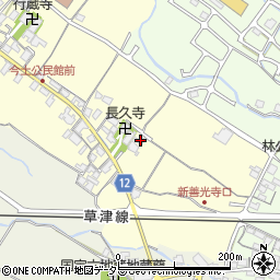 滋賀県栗東市高野62-1周辺の地図