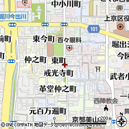 京都府京都市上京区靭屋町501周辺の地図