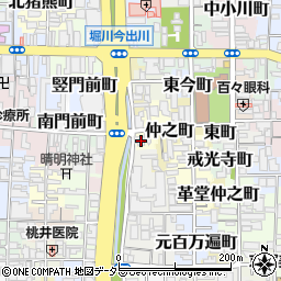 セブンイレブン京都堀川今出川店周辺の地図