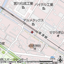 滋賀県栗東市下鈎959-39周辺の地図