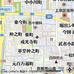 京都府京都市上京区靭屋町499-23周辺の地図