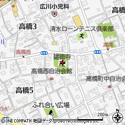 建徳寺周辺の地図