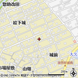 愛知県刈谷市泉田町城前18周辺の地図
