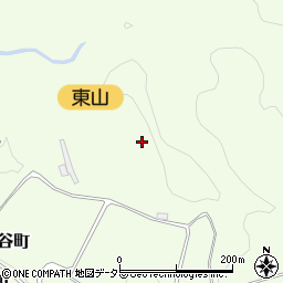 京都府京都市左京区北白川中山町周辺の地図