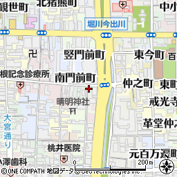 京都府京都市上京区富小路町458周辺の地図