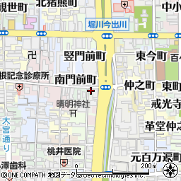 京都府京都市上京区富小路町457周辺の地図
