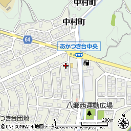 平岡回生堂薬局あかつき店周辺の地図