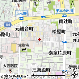 京都府京都市上京区笹屋町五丁目342周辺の地図