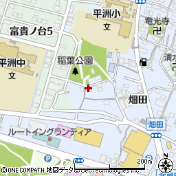 愛知県東海市荒尾町稲葉周辺の地図