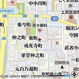 京都府京都市上京区靭屋町499-22周辺の地図