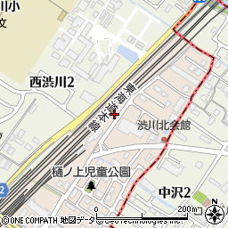 渋川荘周辺の地図