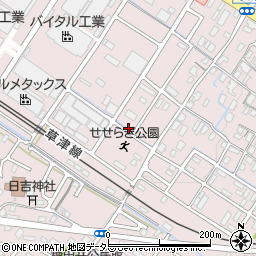滋賀県栗東市下鈎周辺の地図