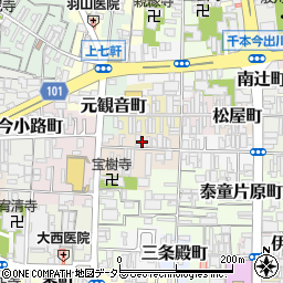 京都府京都市上京区笹屋町五丁目337周辺の地図