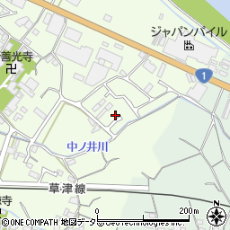 滋賀県栗東市林593周辺の地図