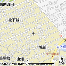 愛知県刈谷市泉田町城前19周辺の地図