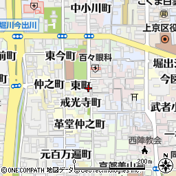 京都府京都市上京区靭屋町504-17周辺の地図