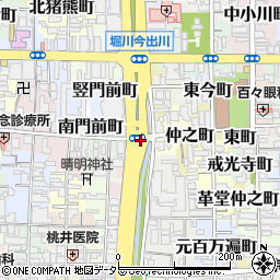 〒602-8212 京都府京都市上京区橋詰町の地図