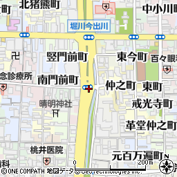 京都府京都市上京区橋詰町周辺の地図