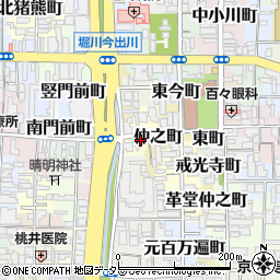京都府京都市上京区西町453周辺の地図