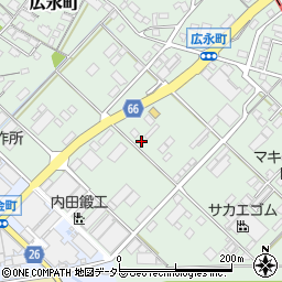 三重県四日市市広永町1182周辺の地図