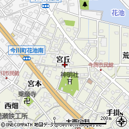 愛知県刈谷市今岡町宮丘周辺の地図