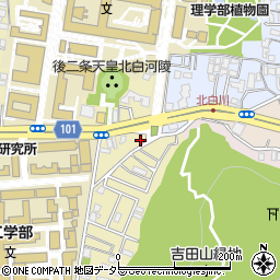ＣＲＥＡＲＥＶＥ京大東周辺の地図