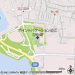 ポイントバケーション近江びわ湖周辺の地図